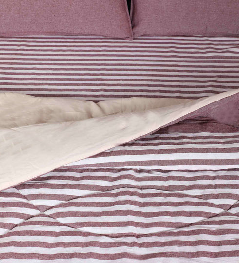 Buy 6 PC COMBO 1 Bedsheet90x100 +2 Pillow covers+ Quilts90x100 +2 Curtain 4x7 Online