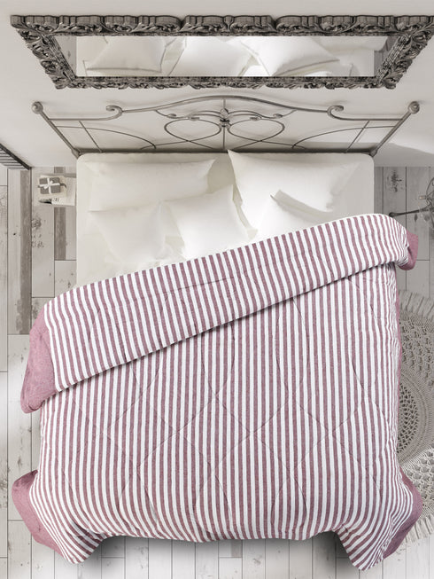 Shop premium 1 PC All Over Cotton Striped Queen Size Quilt (90