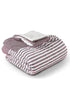 Stylish 1 PC All Over Cotton Striped Queen Size Quilt (90