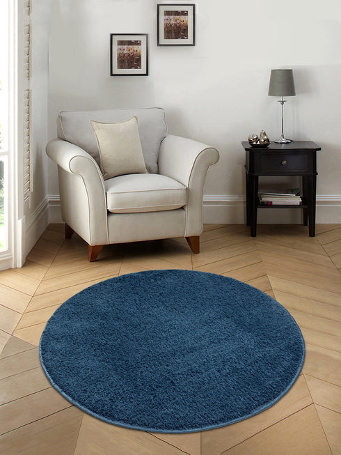 Round shape microfiber bathmat