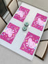 Buy Peppa Pig Velvet Dining Table Placemats Pink, 30x45 cm