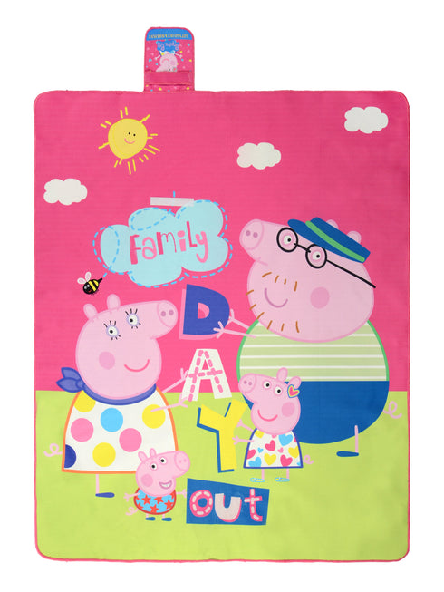 Peppa Picnic Mat 125x150cm 4x5 Ft Pink Online