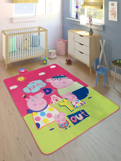 Buy Peppa Picnic Mat 125x150cm ( 4x5 Ft) -Pink online at a low price