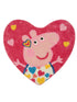 Saral Home Peppa pig heart shape micro bathmat.