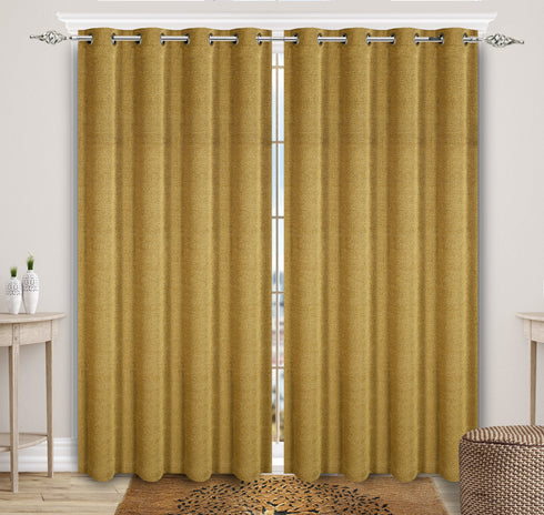 Beige blackout curtains
