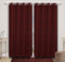 Beige blackout curtains