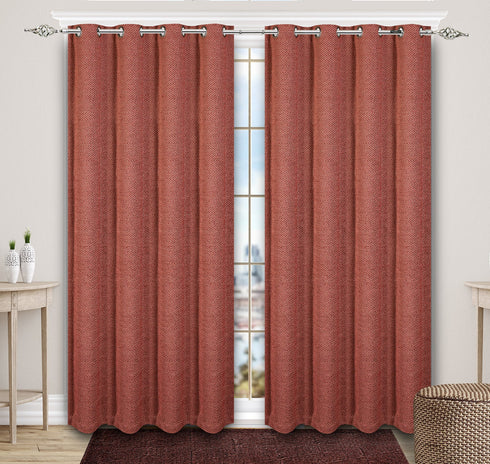 Pink blackout curtains