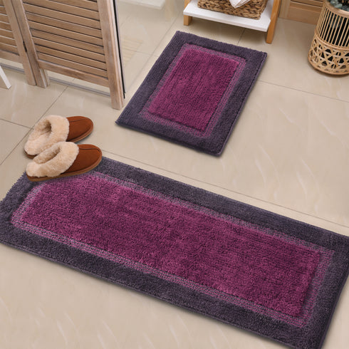 Affordable runner set with bathmat