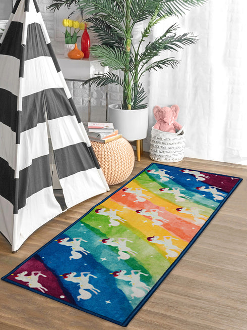 Buy Unicorn Anti Skid PP Runner Multicolor, 45x120 Cms