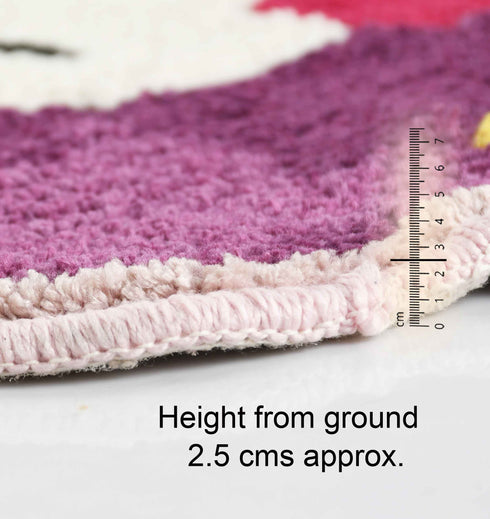 Unicorn Soft Microfiber Mutipurpose Shape Mat Grey, 60CM Online