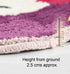 Unicorn Soft Microfiber Mutipurpose Shape Mat Grey, 60CM Online