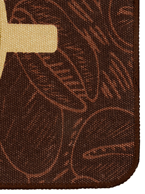 coffee bathmat runner set