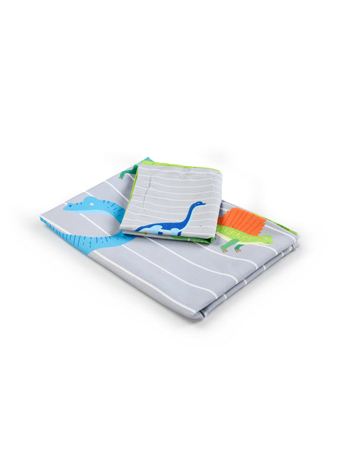 Buy Dinosaur Print Cotton Single Size Bedsheet 60