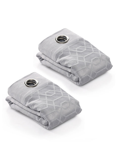 Beige cotton blackout curtains