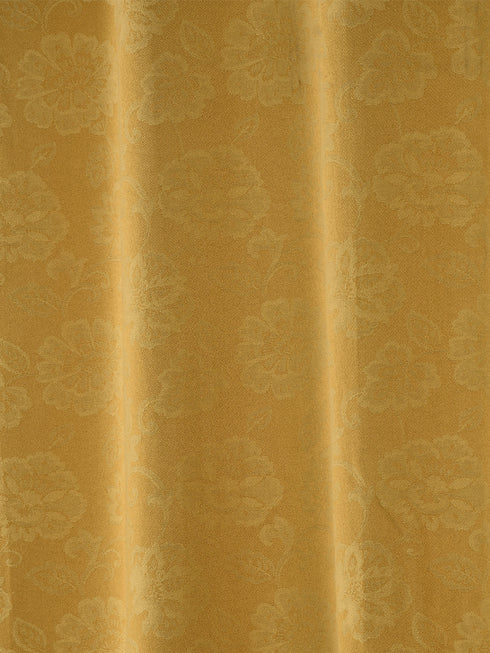 Beige cotton blackout curtains
