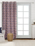 Rust cotton blackout curtains