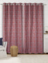 Floral blackout cotton curtains