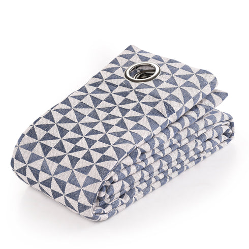 Grey cotton blackout curtains