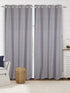 Red cotton blackout curtains