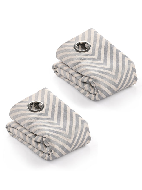 Cotton chevron Curtains for living room