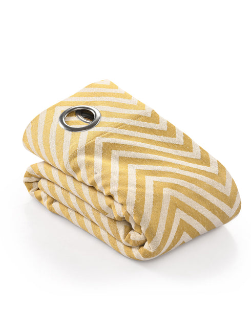 Chevron designer cotton blackout curtains