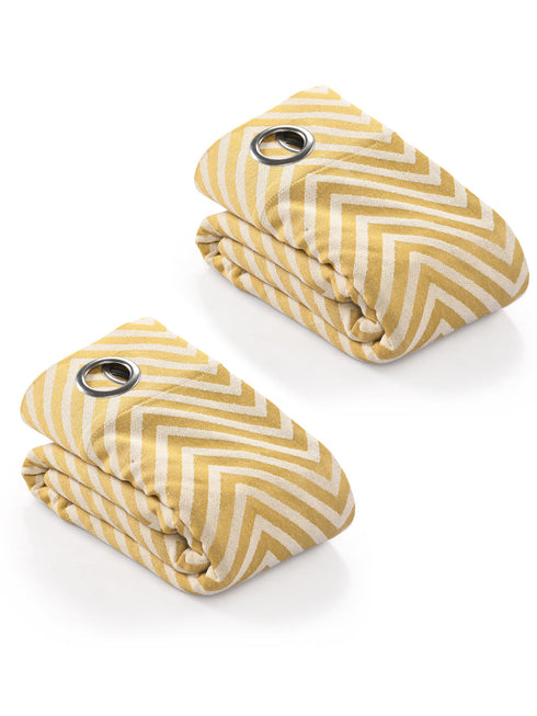 Cotton chevron Curtains for living room