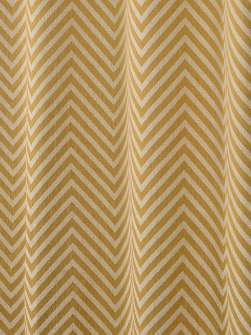 Cotton chevron Curtains for bedroom