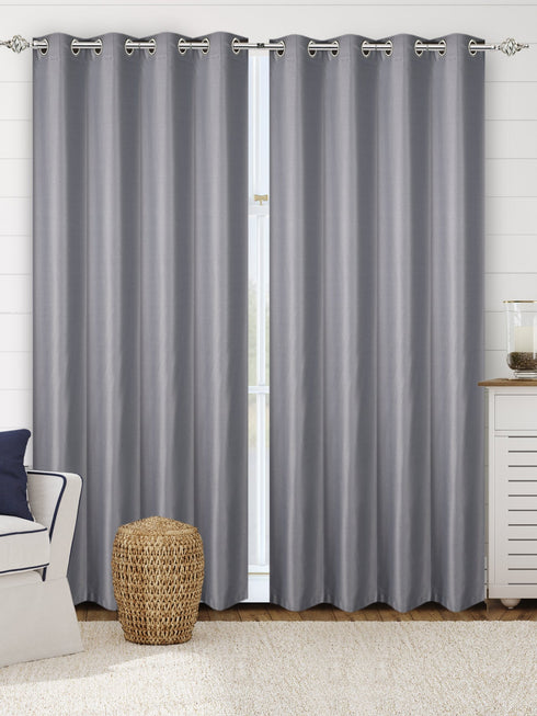 Premium Plain Damask cotton curtains for living room online