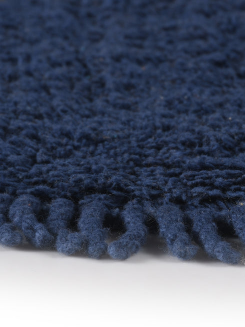 Blue bathmat