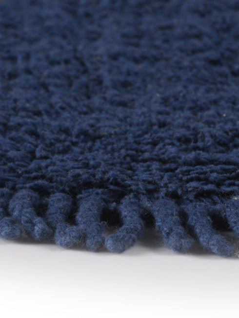 Blue bathmat