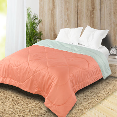 Buy SOS 1962 Microfiber Reversible AC Comforter/Blanket for Double Bed Ultra Soft & Dual Color Online
