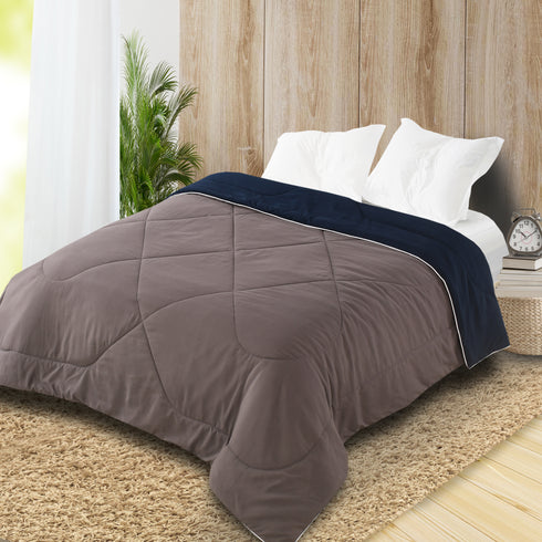 Buy SOS 1963 Microfiber Reversible AC Comforter/Blanket for Double Bed Ultra Soft & Dual Color Online