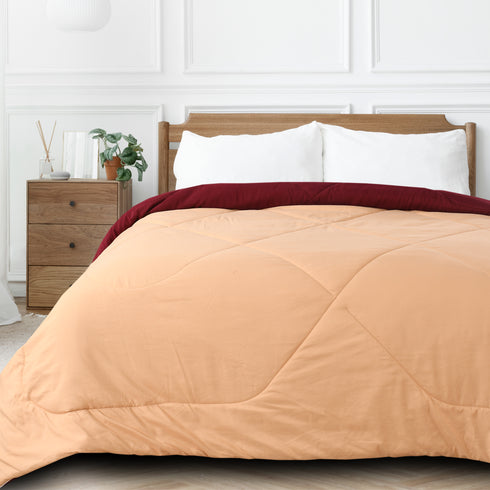 Buy SOS 1965 Microfiber Reversible AC Comforter/Blanket for Double Bed Ultra Soft & Dual Color