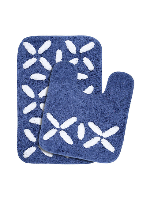 Floral design bathmat