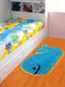 Buy Blue Whale Shape Micro Bathmat 40 X 70 CM TURQUOISE