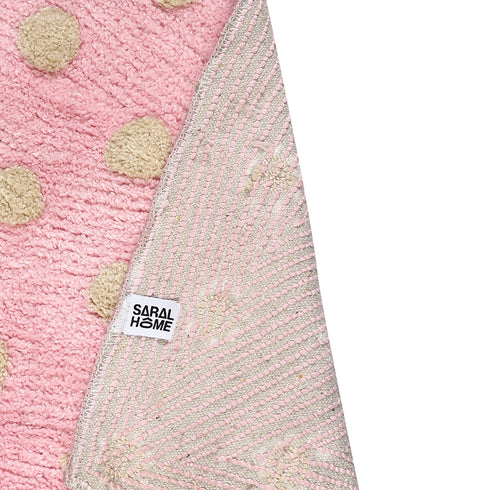 Heart Berry Dotted Shape Micro Bathmat 50 X 60 CM PINK Online