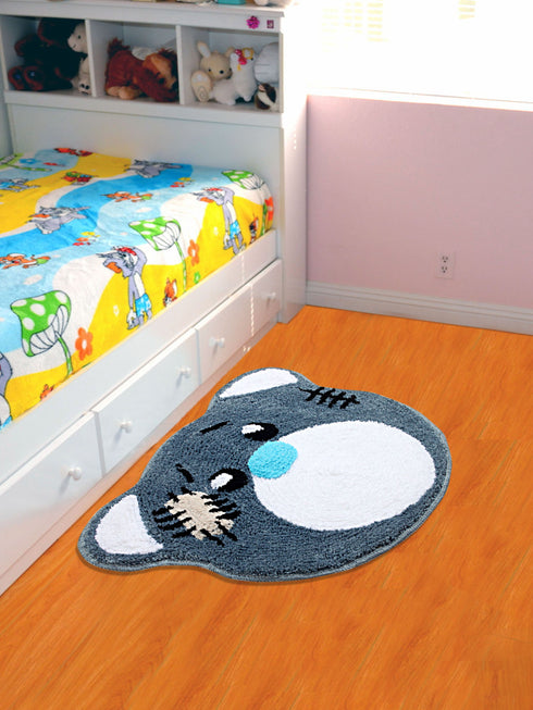 Buy Teddy Shape Micro Bathymat 45 X 65 CM GREY Online