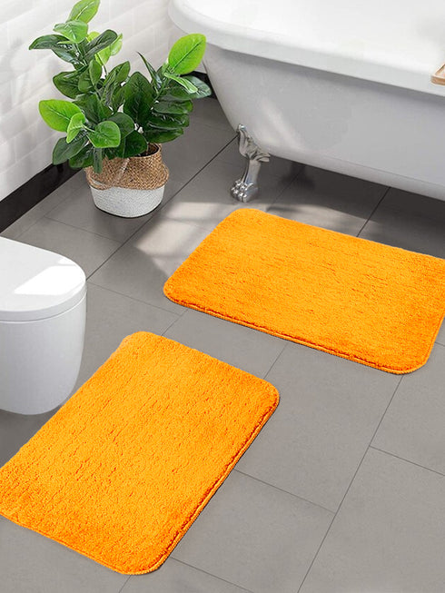 Brown bathmat set