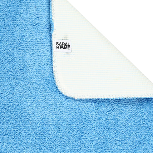 microfiber plain mat set