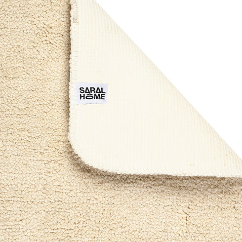 Beige bathmat