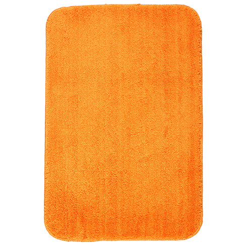 Orange bathmat set
