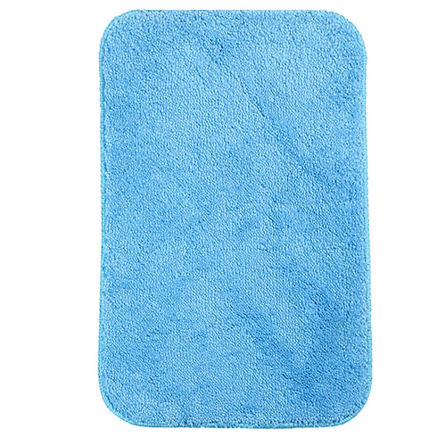 Plain Blue bathmat set of 2