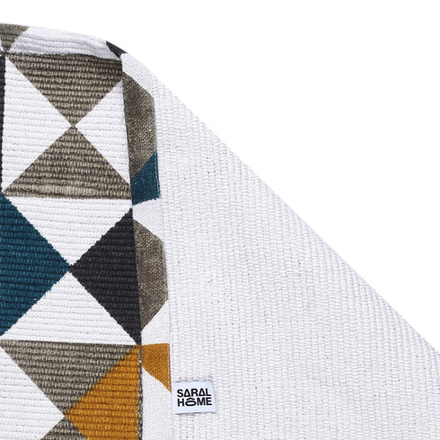 Green bathmat runner set