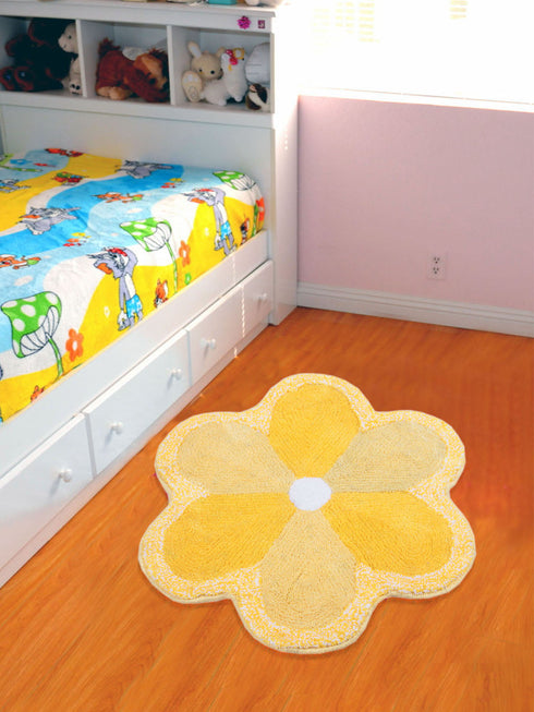 Buy Stylish Gull Flower Micro Shape Bathmat-60x60CM at affordable price in India