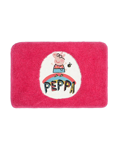 Saral Homes Peppa Pig Soft Microfibre Kids Mat 40 X 60 CM PINK
