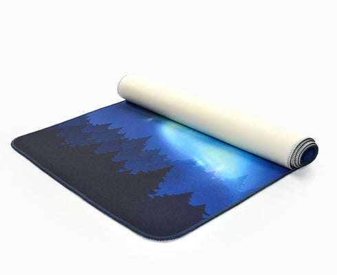 Shop for Stylish Saral Home Unicorn Soft Microfiber Antiskid Yoga/Excercise Mat (Blue, 60X130 cm) Online at Price