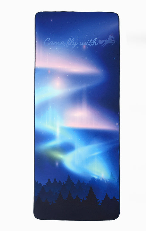 Buy Unicorn Soft Microfiber Antiskid Yoga/Excercise Mat Blue, 60X130 cm