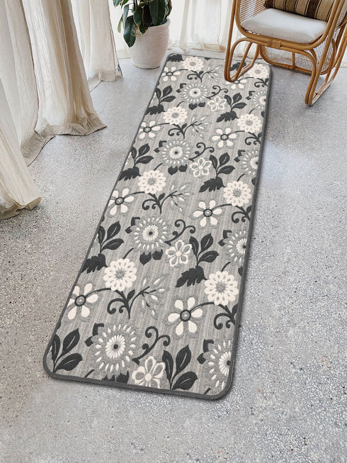 Noureau Jacquard Cotton Floor Runner | Soft Textured & Anti-Slip Design | B1G1 Offer