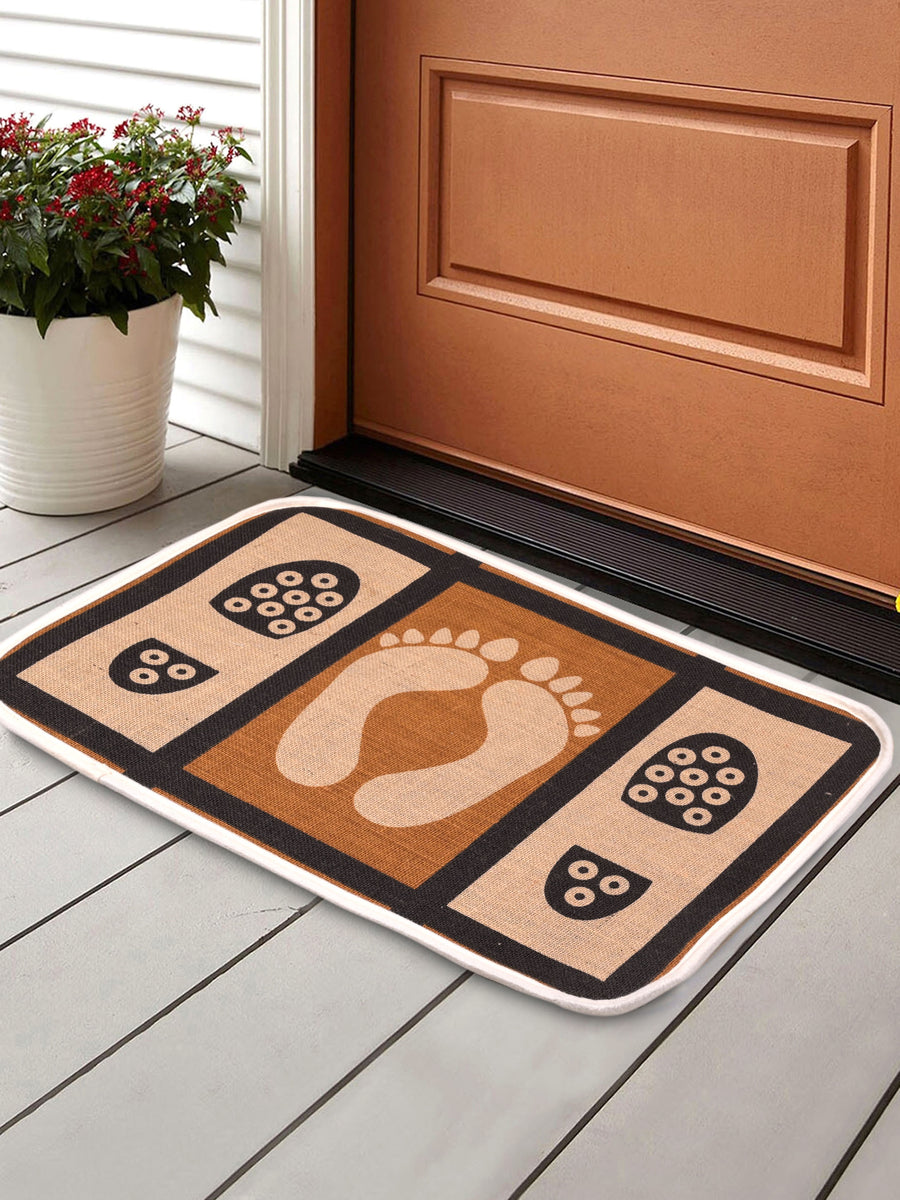 Home Jute Door Mat Set – 3-Piece Combo for Entryways
