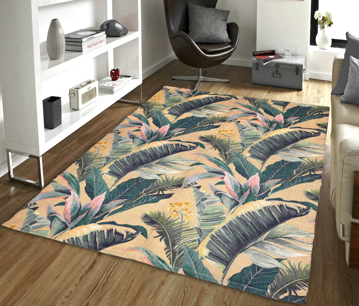 Tropical Leaves Rug